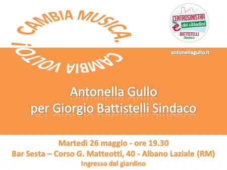 Antonella Gullo incontra i Cittadini